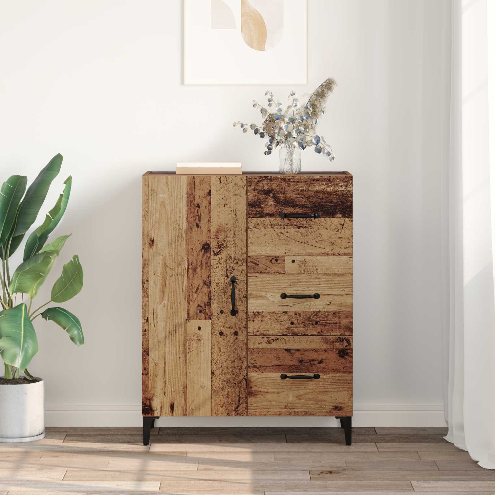 Kreveta Staro drvo 69,5 x 34 x 90 cm Konstruirano drvo