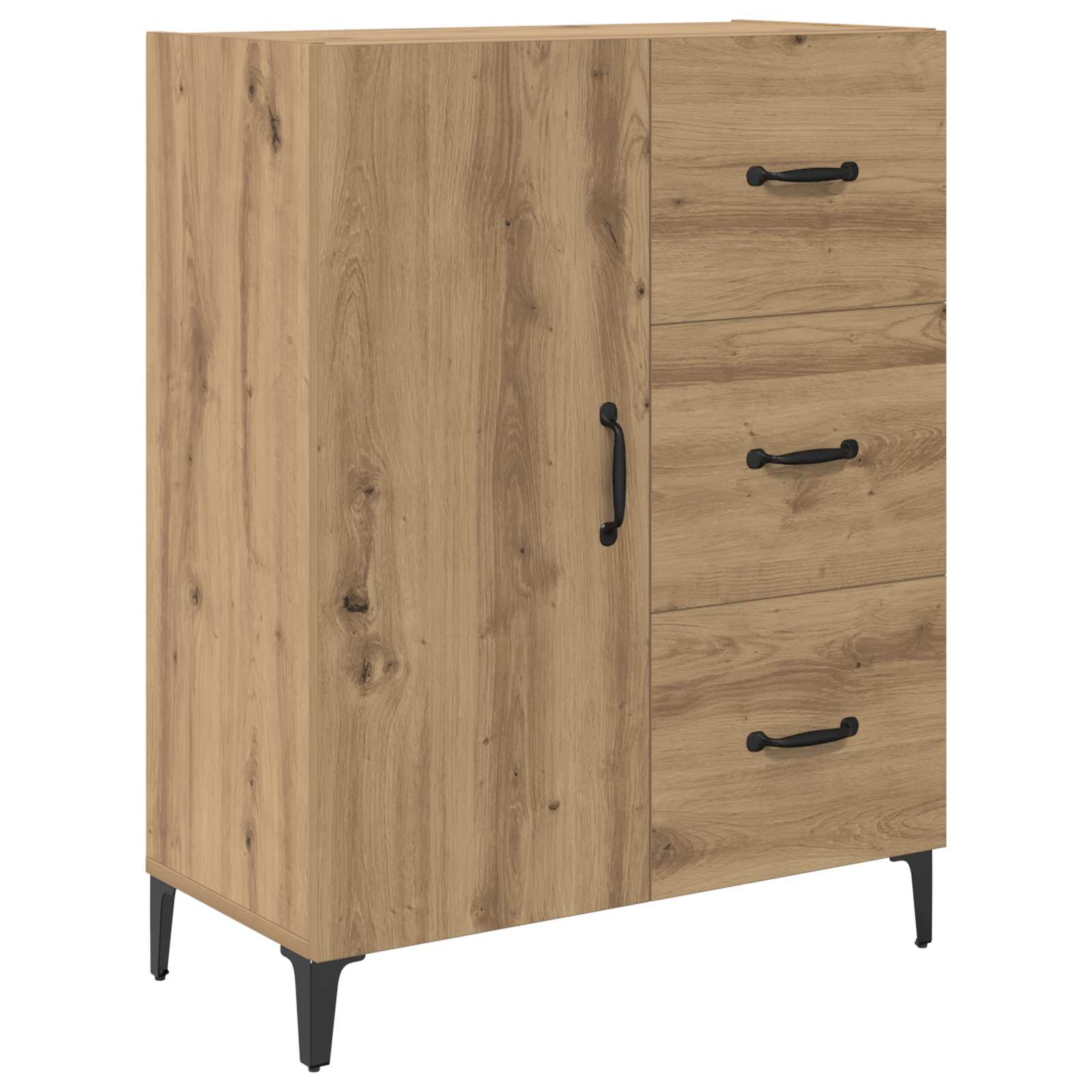 Kreveta Umjetnički hrast 69,5 x 34 x 90 cm Konstruirano drvo