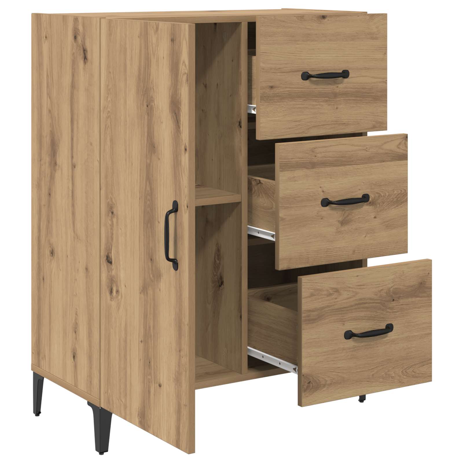 Kreveta Umjetnički hrast 69,5 x 34 x 90 cm Konstruirano drvo