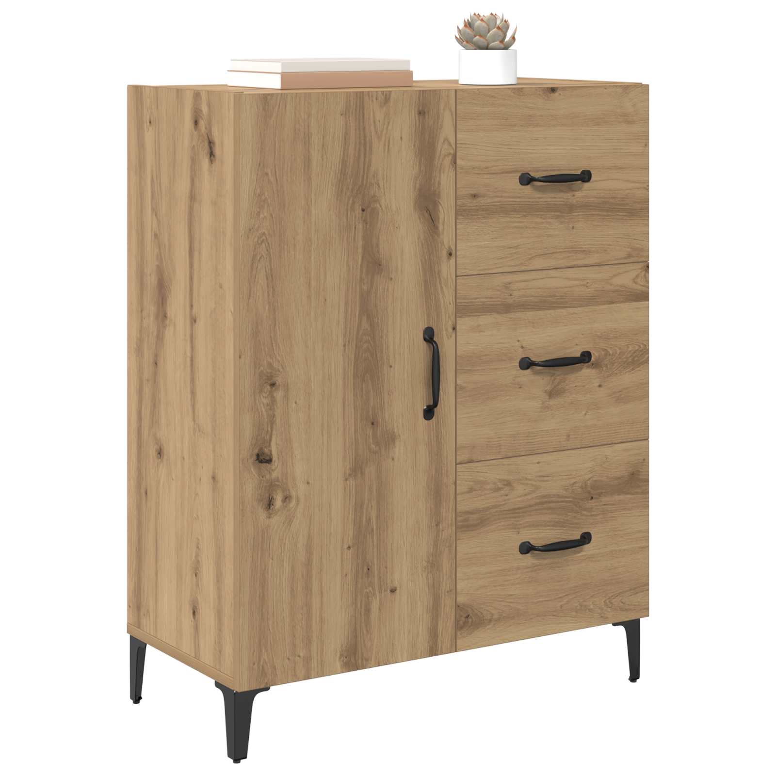 Kreveta Umjetnički hrast 69,5 x 34 x 90 cm Konstruirano drvo