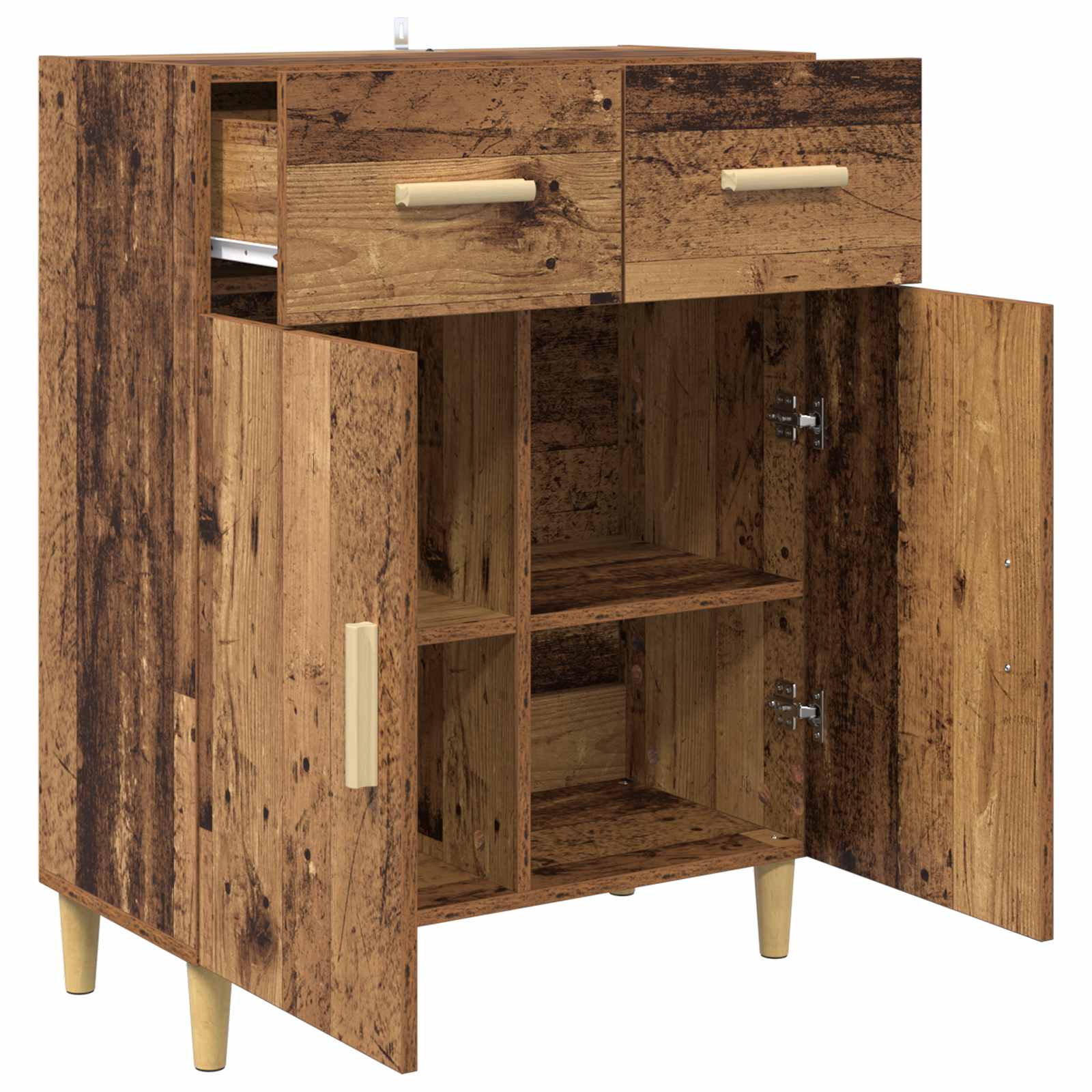 Kreveta Staro drvo 34 x 69.5 x 89 cm Konstruirano drvo