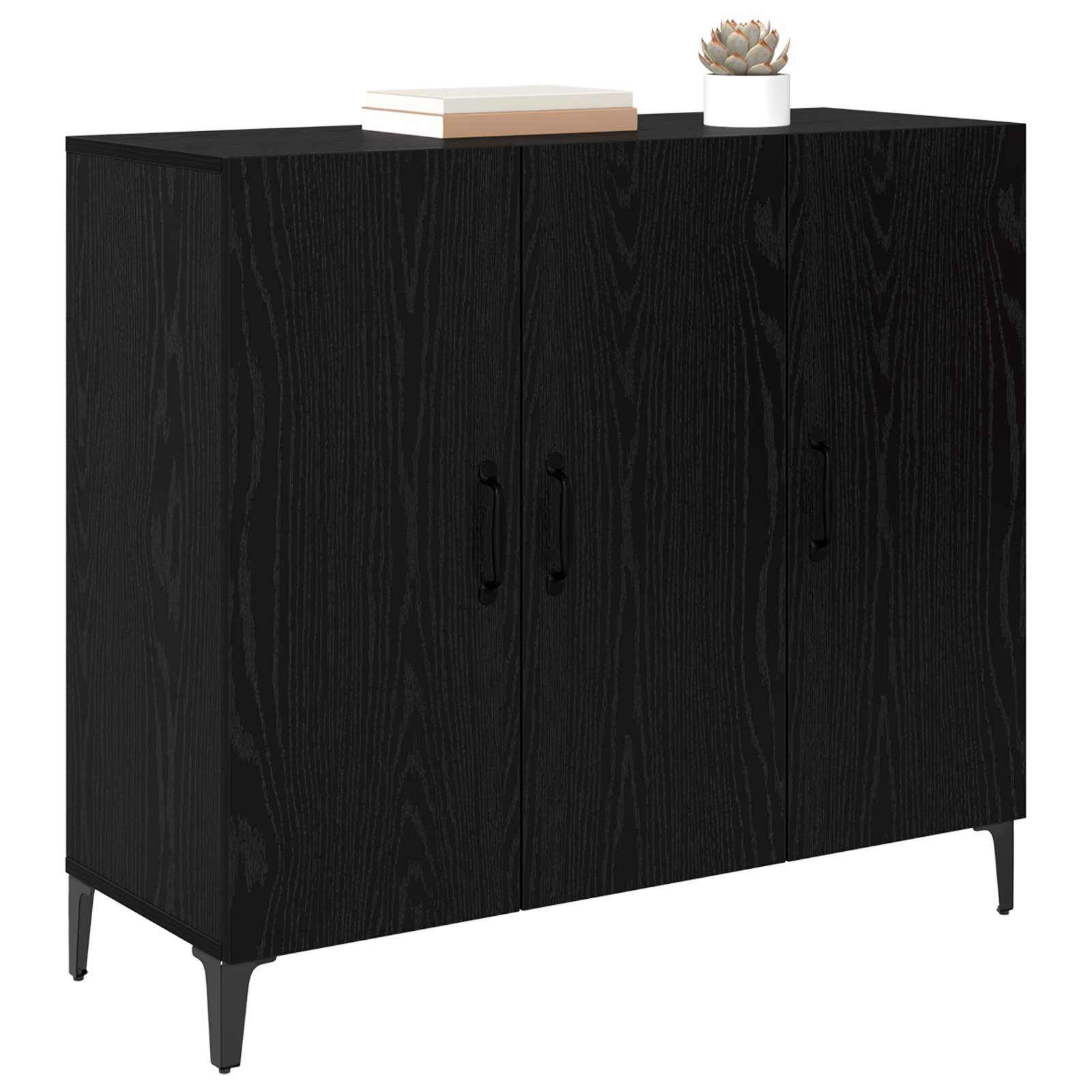 Kreveta Crni hrast 34 x 90 x 80 cm Konstruirano drvo