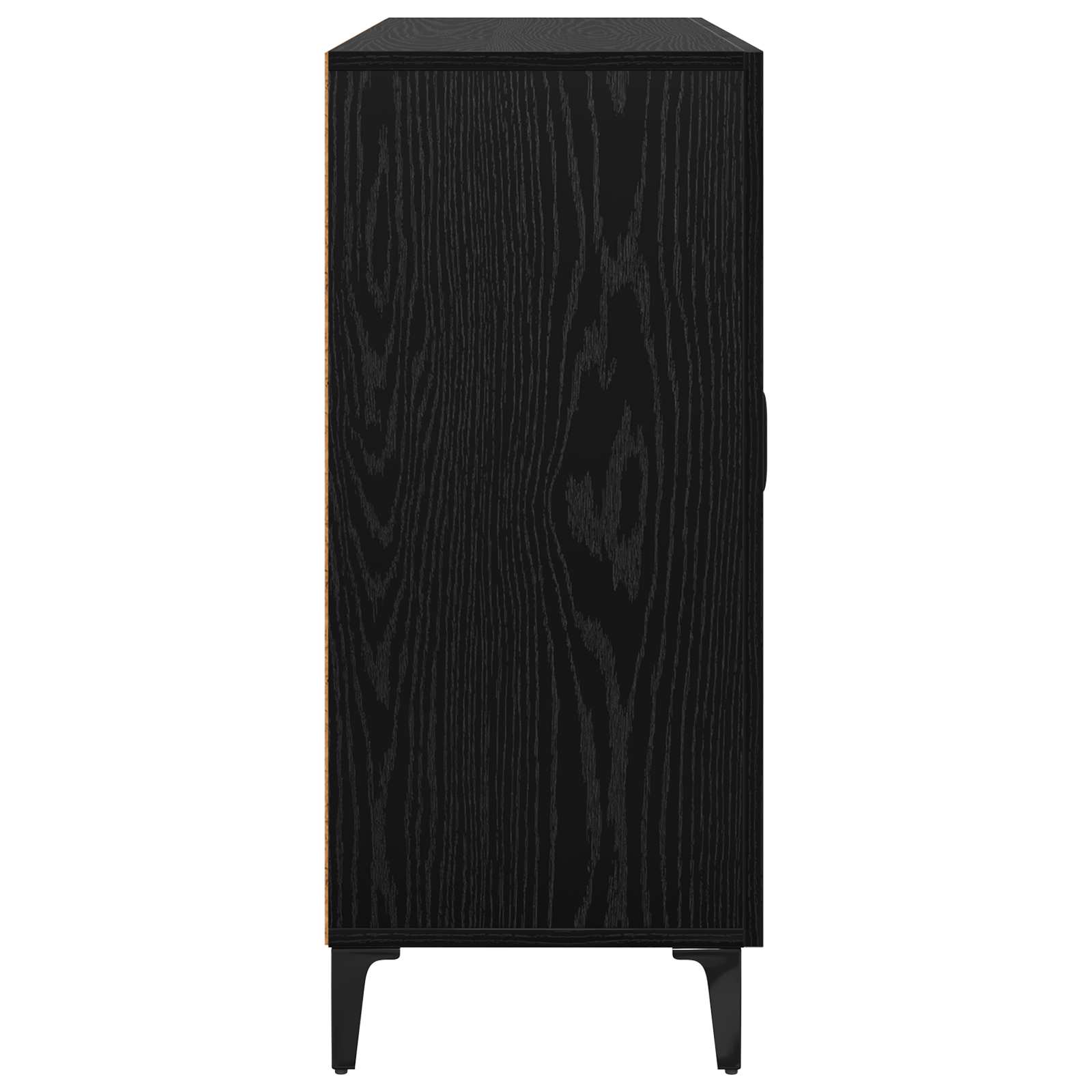 Kreveta Crni hrast 34 x 90 x 80 cm Konstruirano drvo