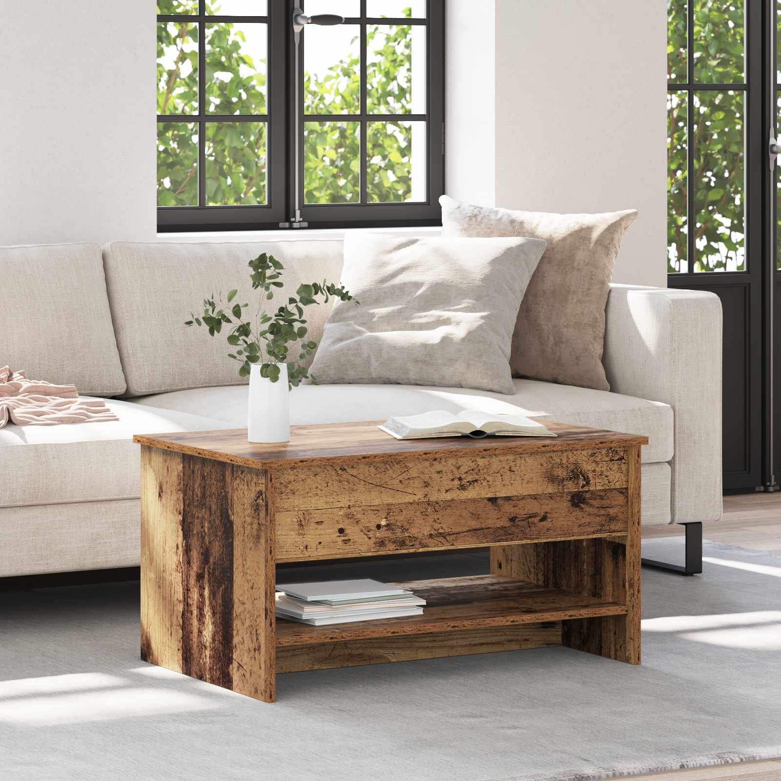 Kava Stol Staro drvo 80 x 50,5 x 41,5 cm Konstruirano drvo