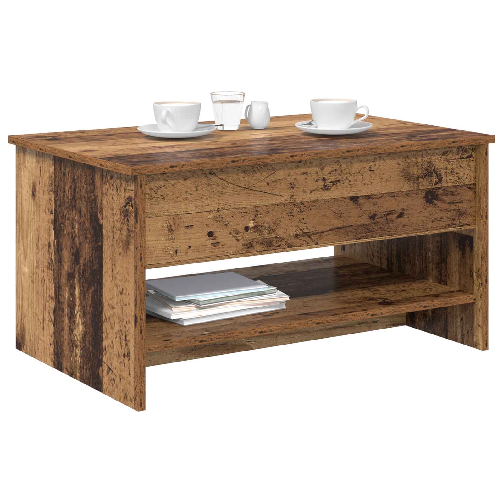Kava Stol Staro drvo 80 x 50,5 x 41,5 cm Konstruirano drvo