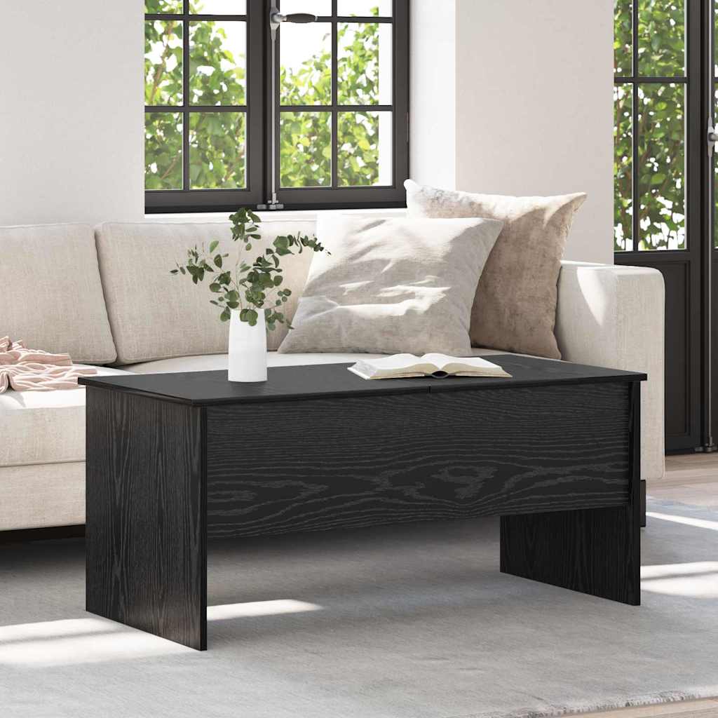 Kava Stol Crni hrast 102 x 50,5 x 46,5 cm Konstruirano drvo