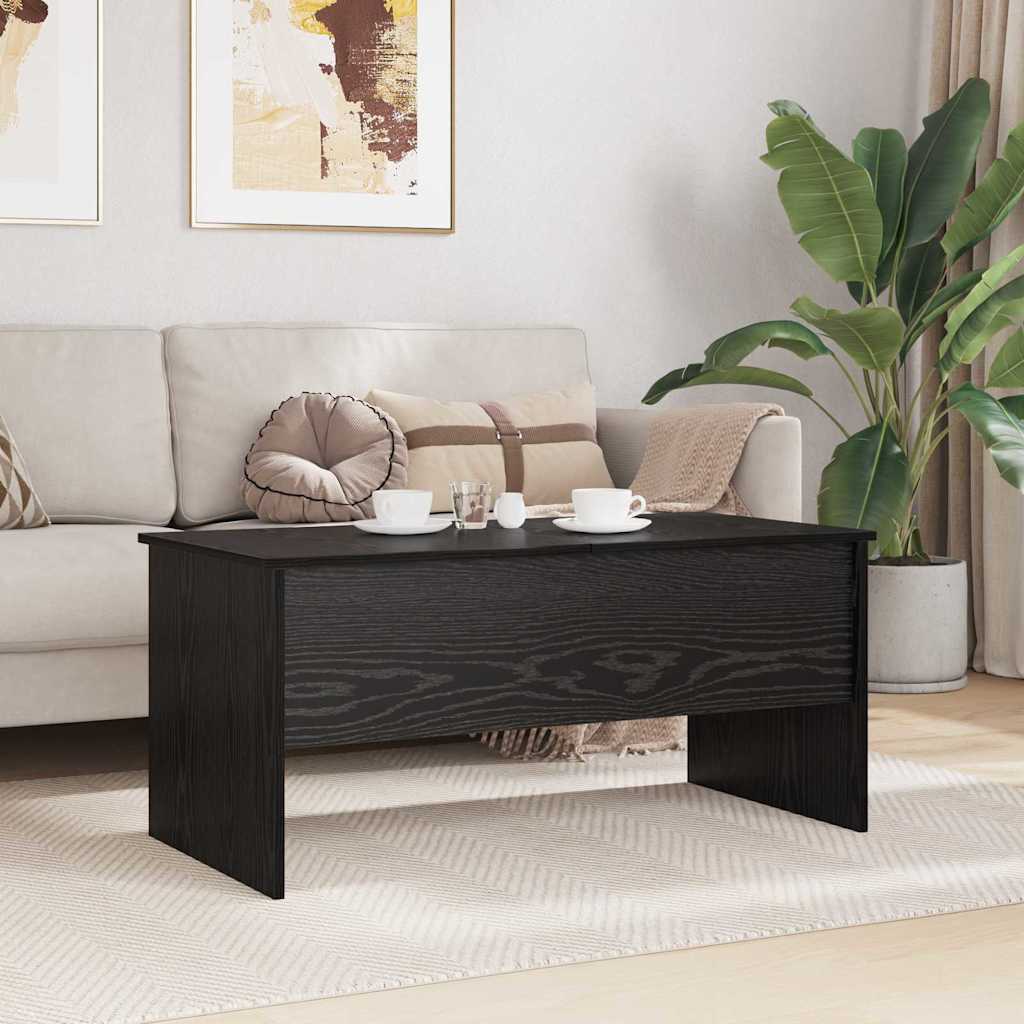 Kava Stol Crni hrast 102 x 50,5 x 46,5 cm Konstruirano drvo