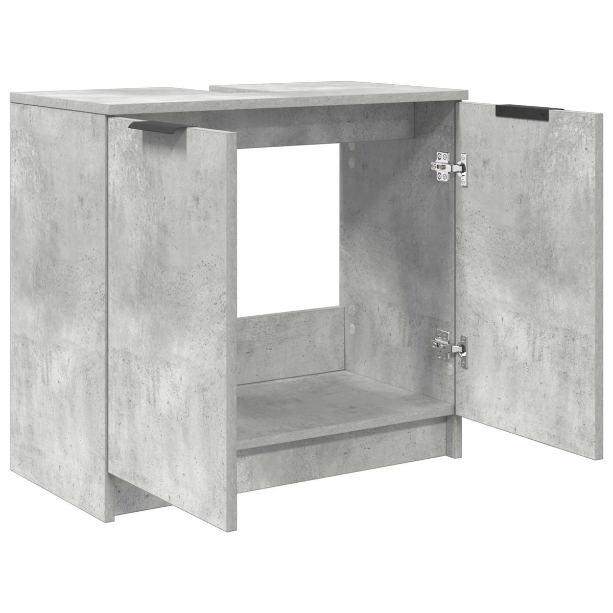Kupaonski ormar s pohranom Betonski sivi 64,5 x 33,5 x 59 cm