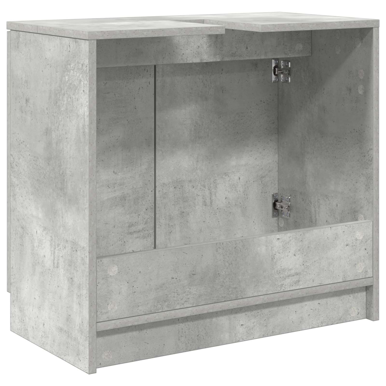 Kupaonski ormar s pohranom Betonski sivi 64,5 x 33,5 x 59 cm