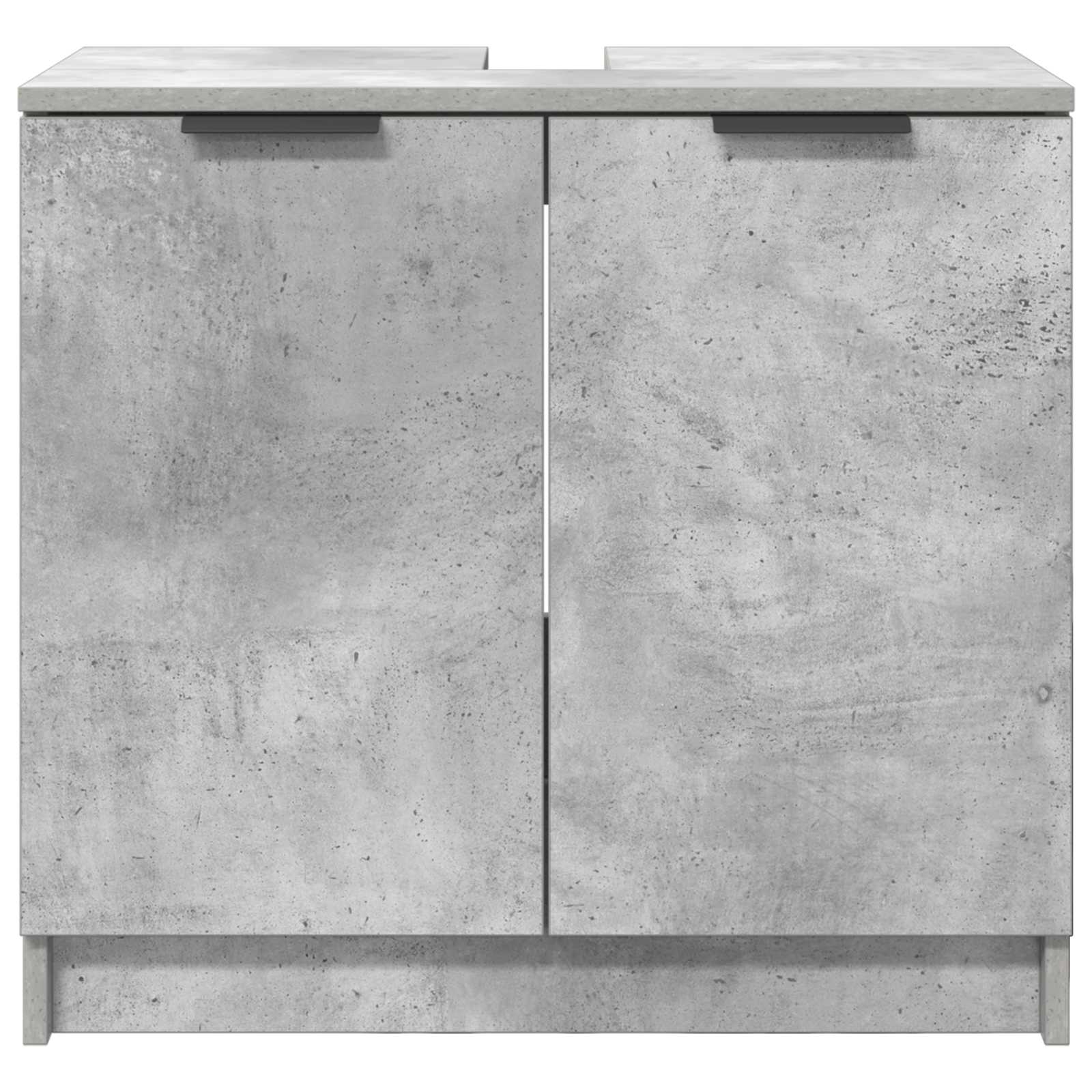 Kupaonski ormar s pohranom Betonski sivi 64,5 x 33,5 x 59 cm