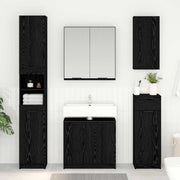 Kupaonski ormar s pohranom Crni hrast 64,5 x 33,5 x 59 cm