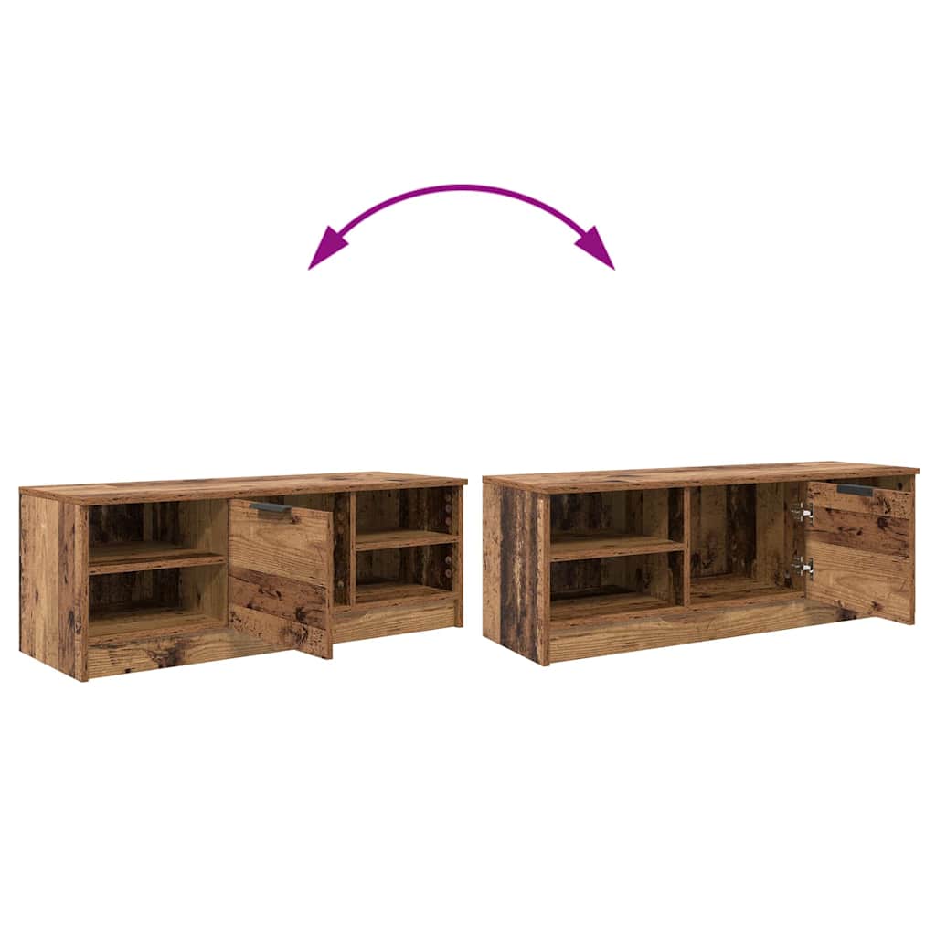 TV ormar Staro drvo 102 x 35 x 36,5 cm Konstruirano drvo