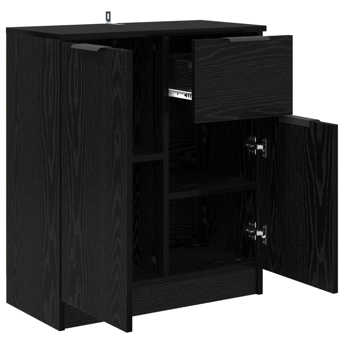Kreveta Crni hrast 60 x 30 x 70 cm Konstruirano drvo