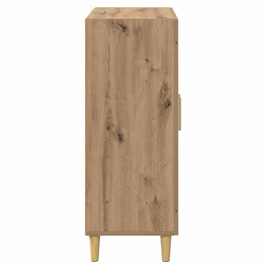 Kreveta Umjetnički hrast 69,5 x 34 x 90 cm Konstruirano drvo