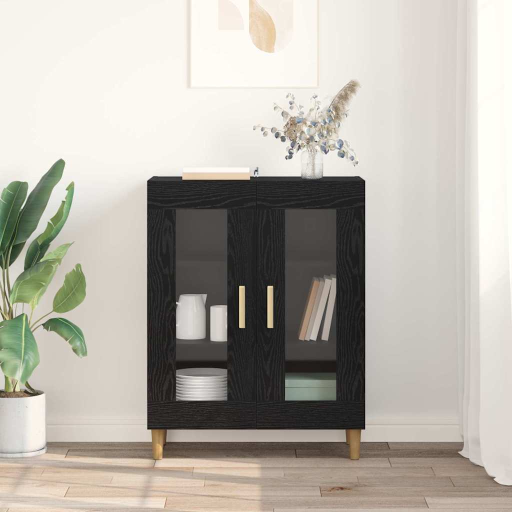 Kreveta Crni hrast 69,5 x 34 x 90 cm Konstruirano drvo