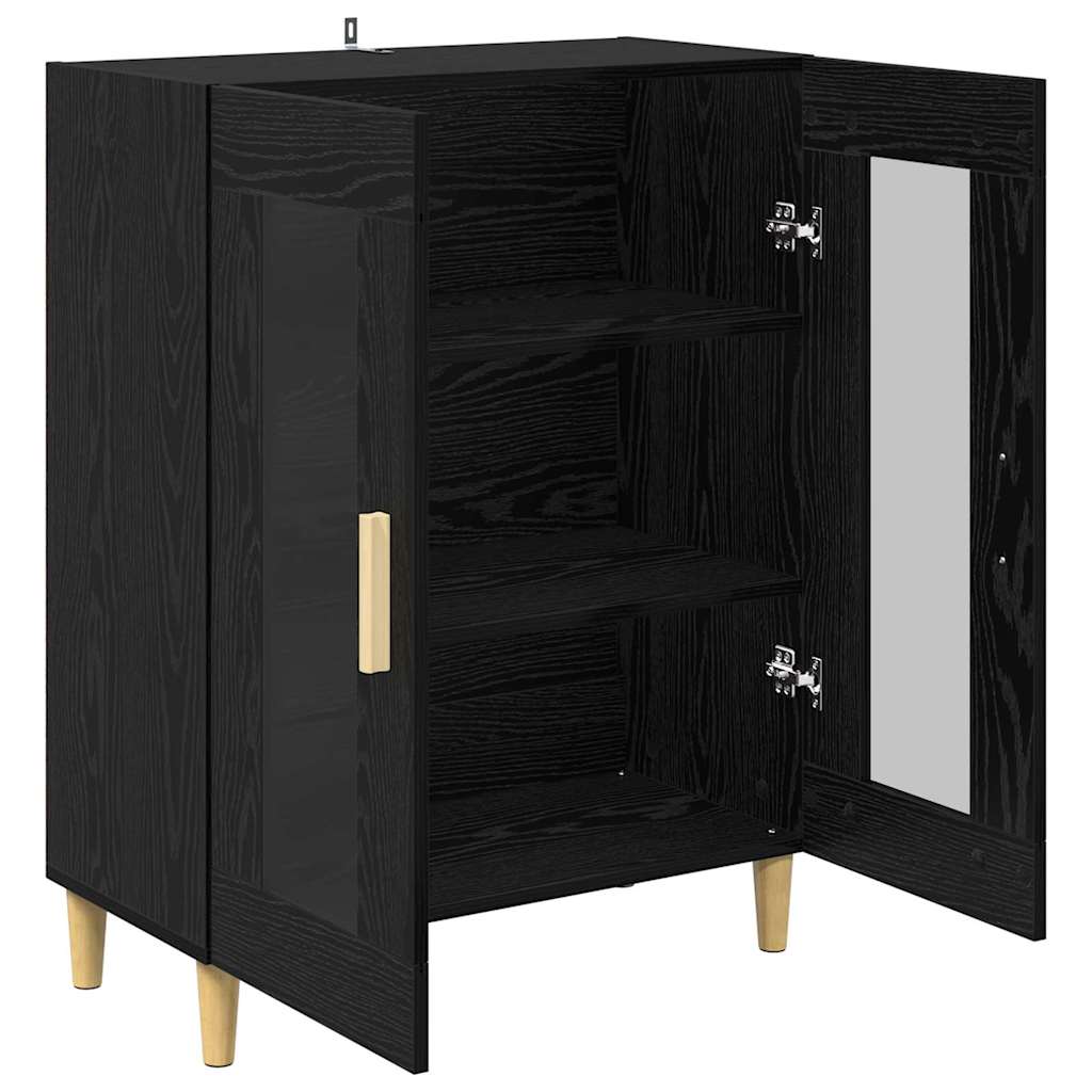 Kreveta Crni hrast 69,5 x 34 x 90 cm Konstruirano drvo