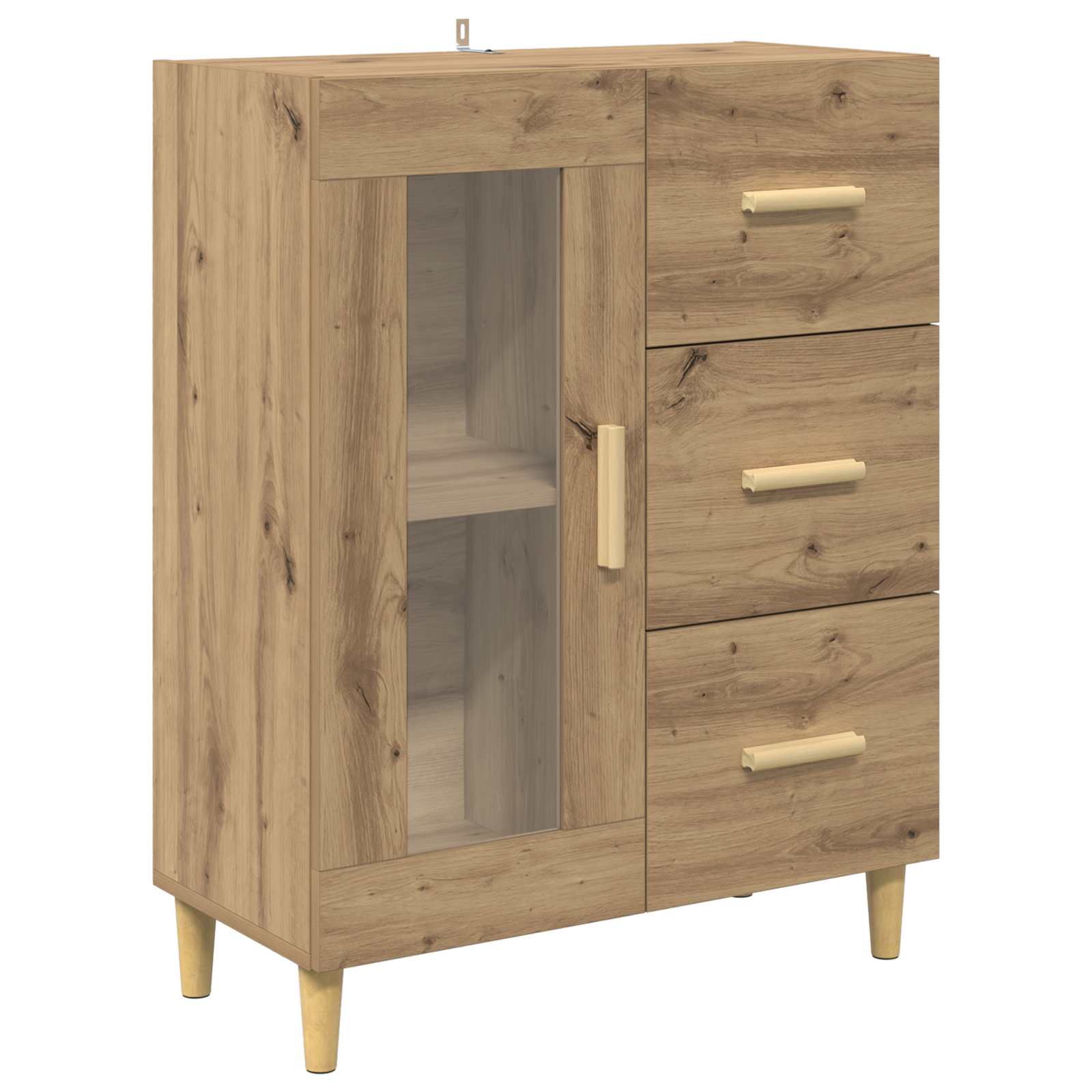 Kreveta Umjetnički hrast 69,5 x 34 x 90 cm Konstruirano drvo