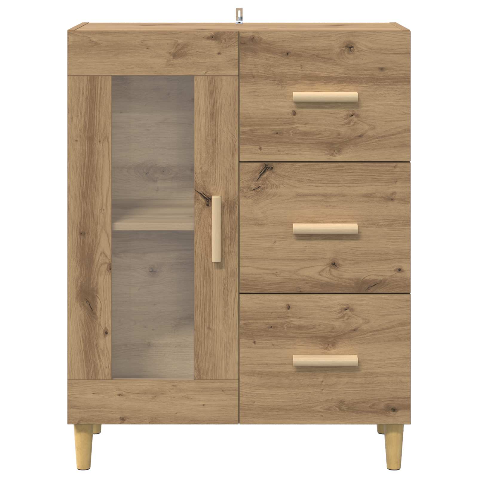 Kreveta Umjetnički hrast 69,5 x 34 x 90 cm Konstruirano drvo