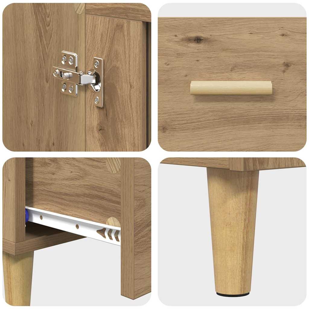 Highboard Umjetnički hrast 70 x 31 x 115 cm Konstruirano drvo