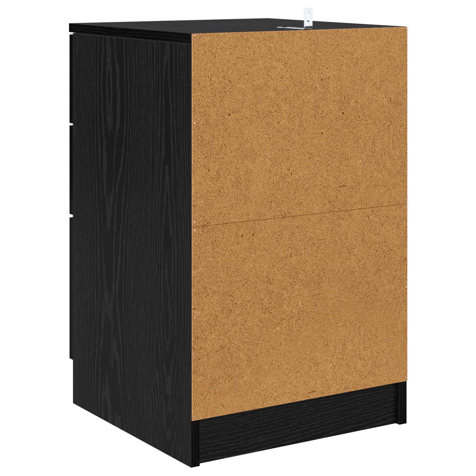 Noćni ormar Crni hrast 40 x 40 x 63 cm Konstruirano drvo