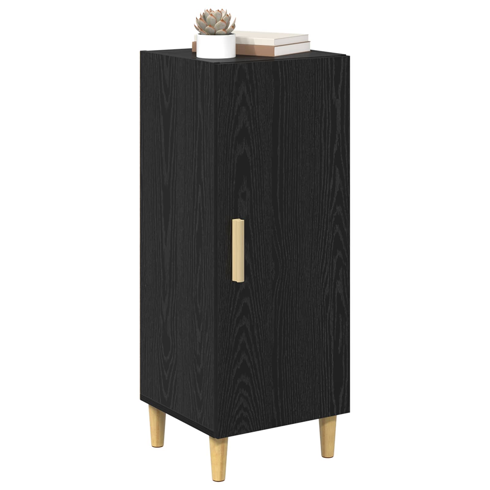 Kreveta Zidne Crni hrast 34,5 x 34 x 90 cm Konstruirano drvo