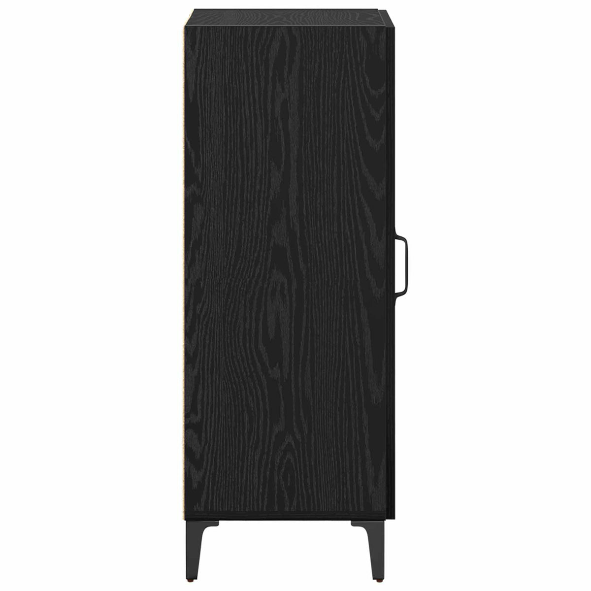 Kreveta Zidne Crni hrast 34,5 x 34 x 90 cm Konstruirano drvo