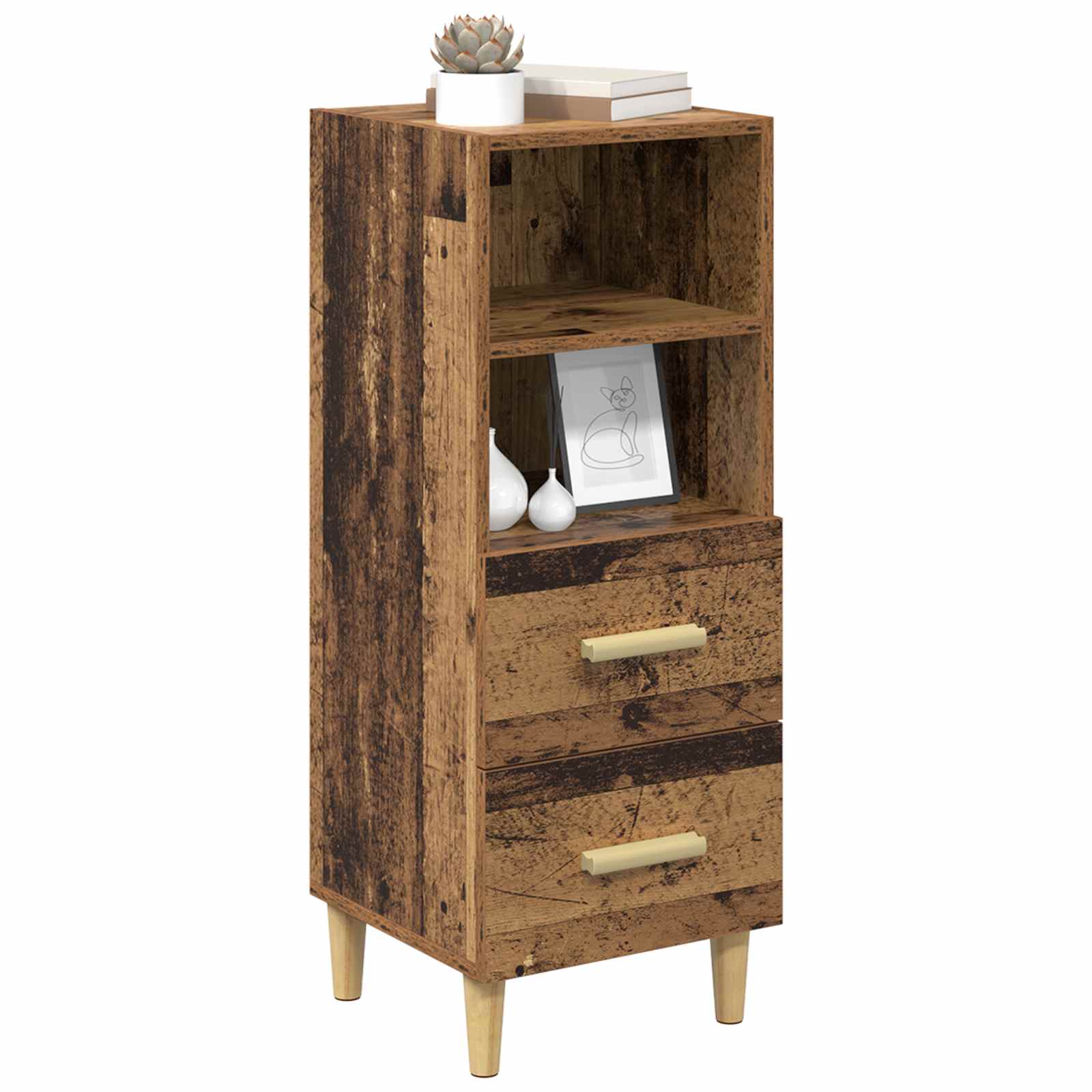 Kreveta Staro drvo 34 x 34.5 x 90 cm Konstruirano drvo