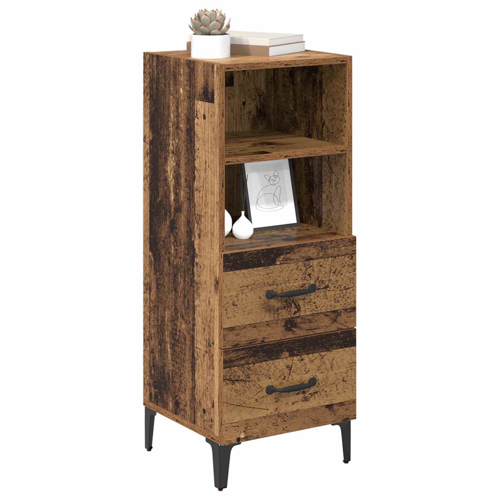 Kreveta Staro drvo 34 x 34.5 x 90 cm Konstruirano drvo