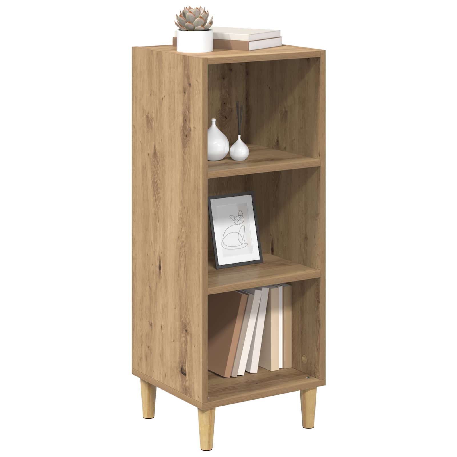 Kreveta Umjetnički hrast 34,5 x 32,5 x 90 cm Konstruirano drvo