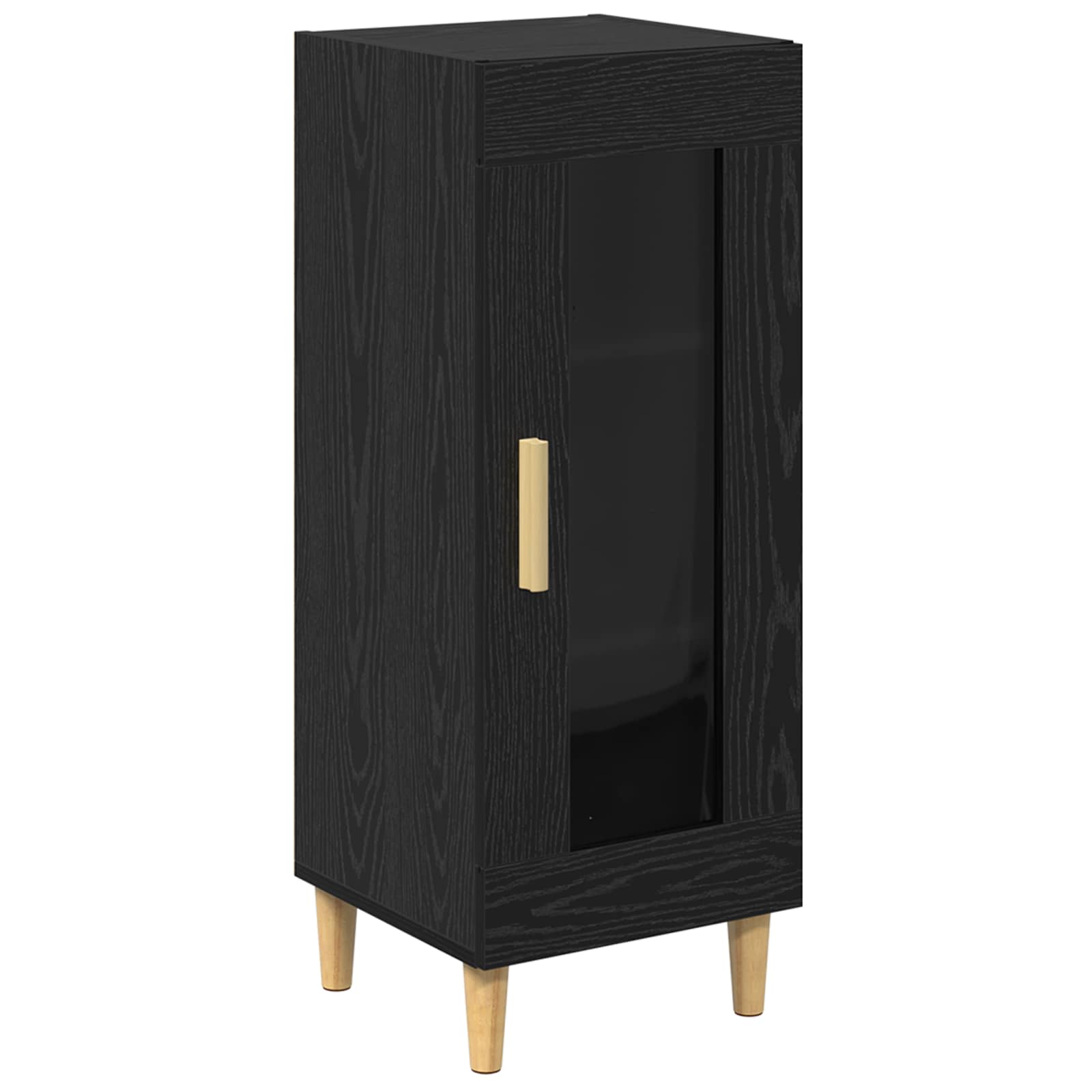Kreveta Crni hrast 34.5 x 32.5 x 90 cm Konstruirano drvo