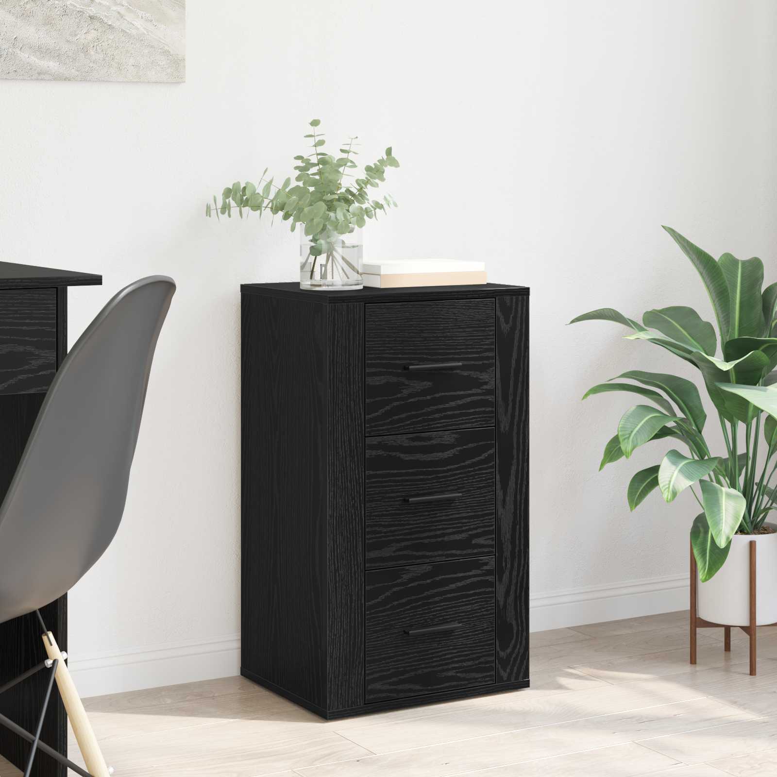 Kreveta s ladicama Crni hrast 40 x 33 x 70 cm Konstruirano drvo