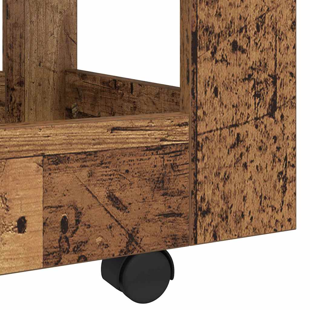Kolica za stol Staro drvo 60 x 45 x 60 cm Konstruirano drvo