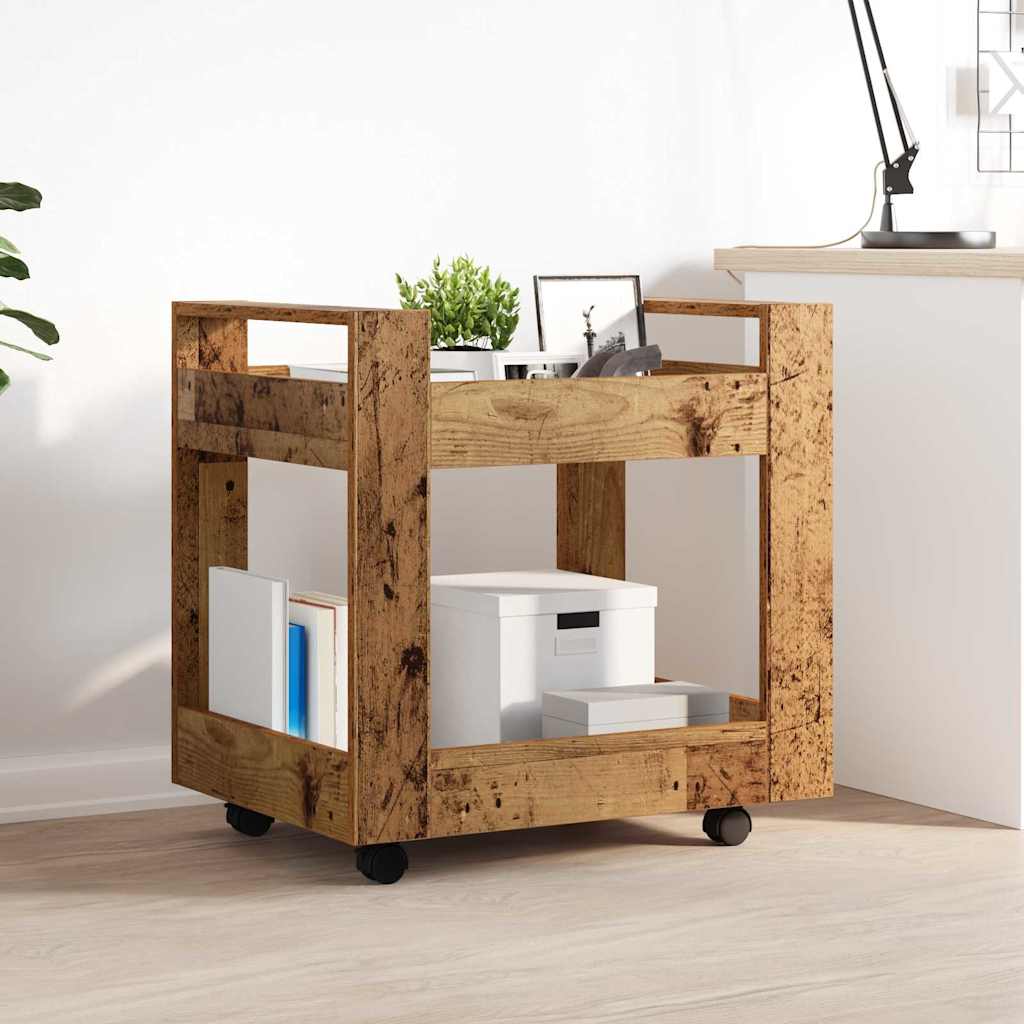 Kolica za stol Staro drvo 60 x 45 x 60 cm Konstruirano drvo