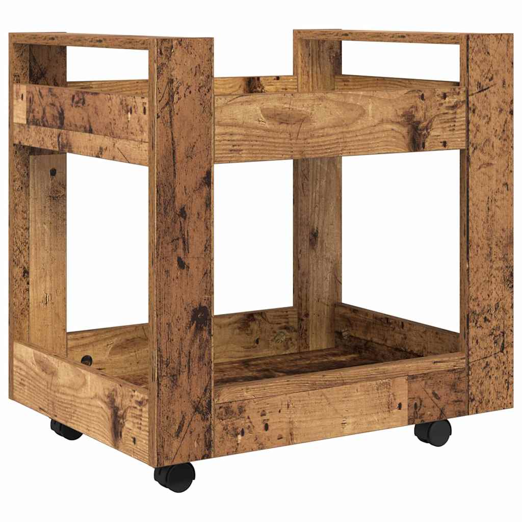 Kolica za stol Staro drvo 60 x 45 x 60 cm Konstruirano drvo