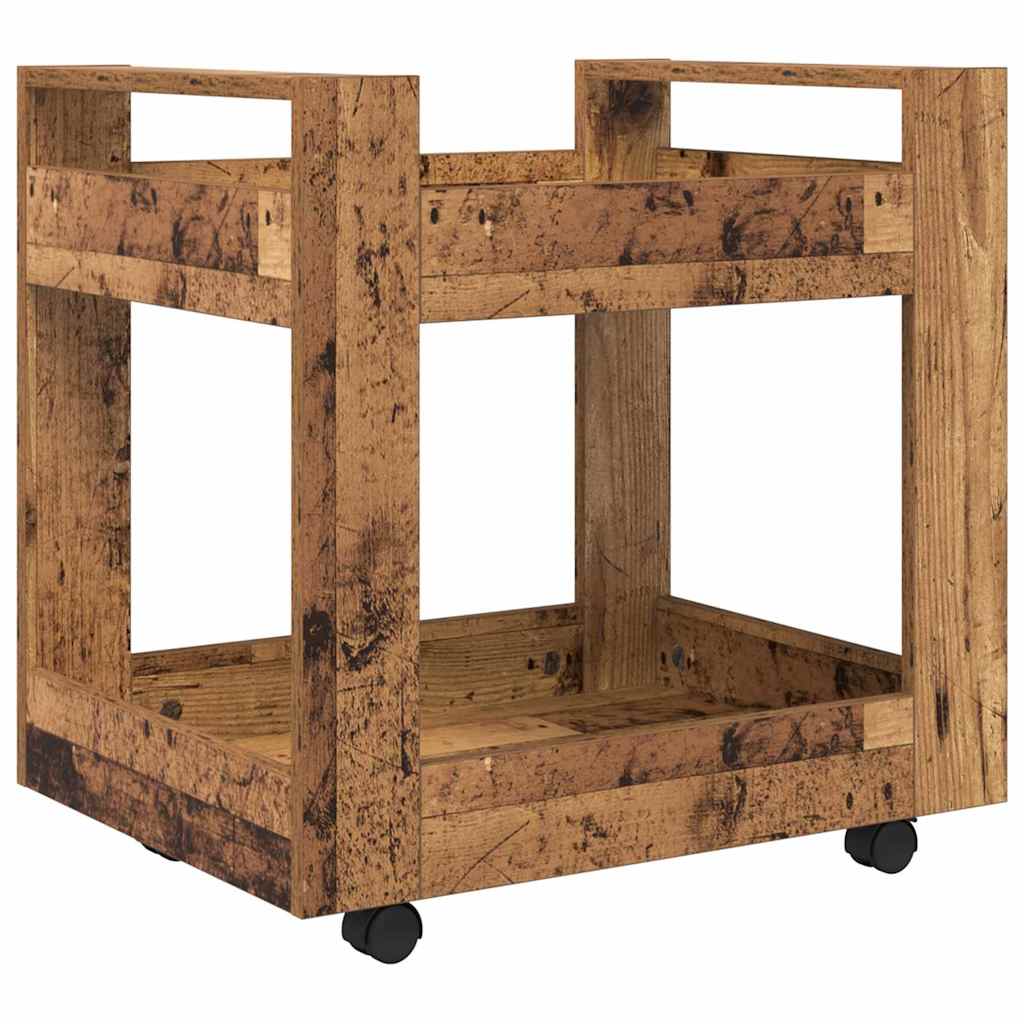 Kolica za stol Staro drvo 60 x 45 x 60 cm Konstruirano drvo
