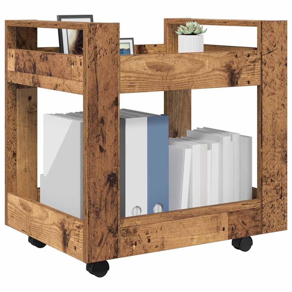 Kolica za stol Staro drvo 60 x 45 x 60 cm Konstruirano drvo