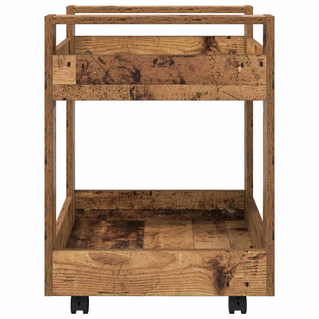 Kolica za stol Staro drvo 60 x 45 x 60 cm Konstruirano drvo