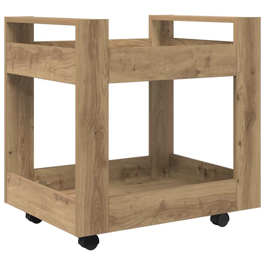 Kolica za stol Umjetnički hrast 60 x 45 x 60 cm