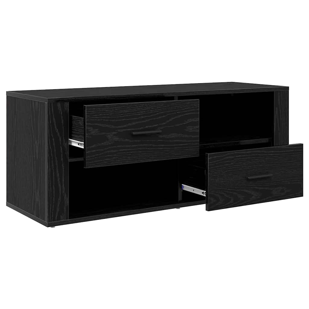 TV ormar Crni hrast 100 x 35 x 40 cm Konstruirano drvo