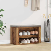 Polica za cipele Staro drvo 75 x 35 x 45 cm Konstruirano drvo