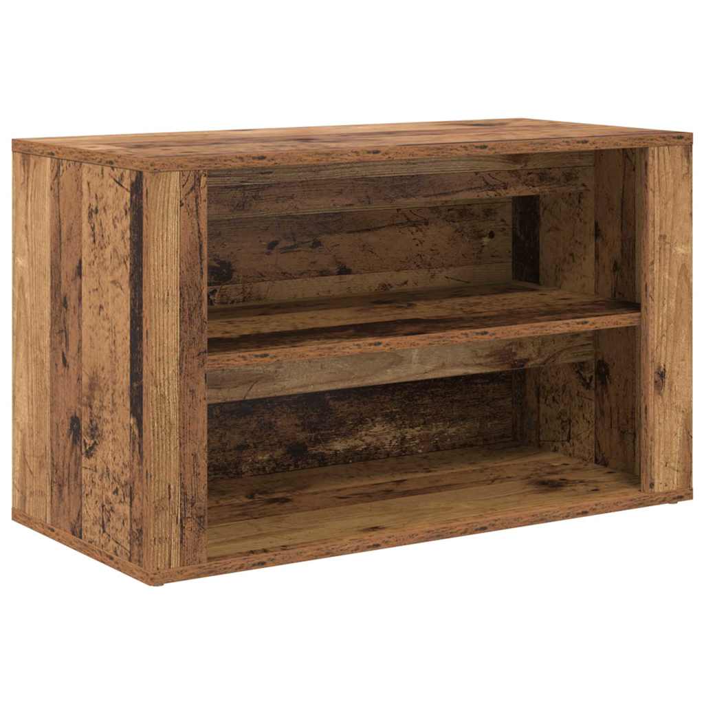 Polica za cipele Staro drvo 75 x 35 x 45 cm Konstruirano drvo