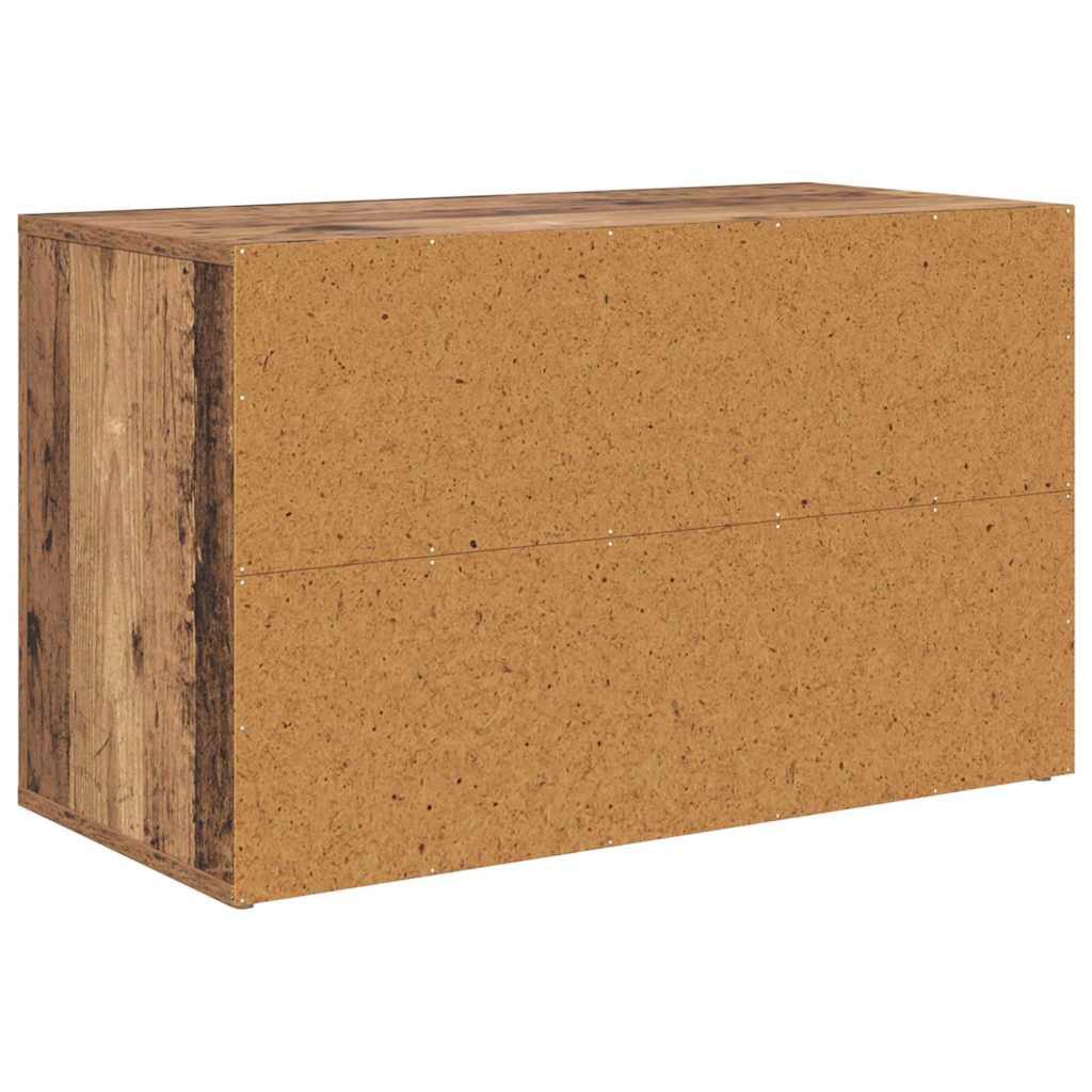 Polica za cipele Staro drvo 75 x 35 x 45 cm Konstruirano drvo