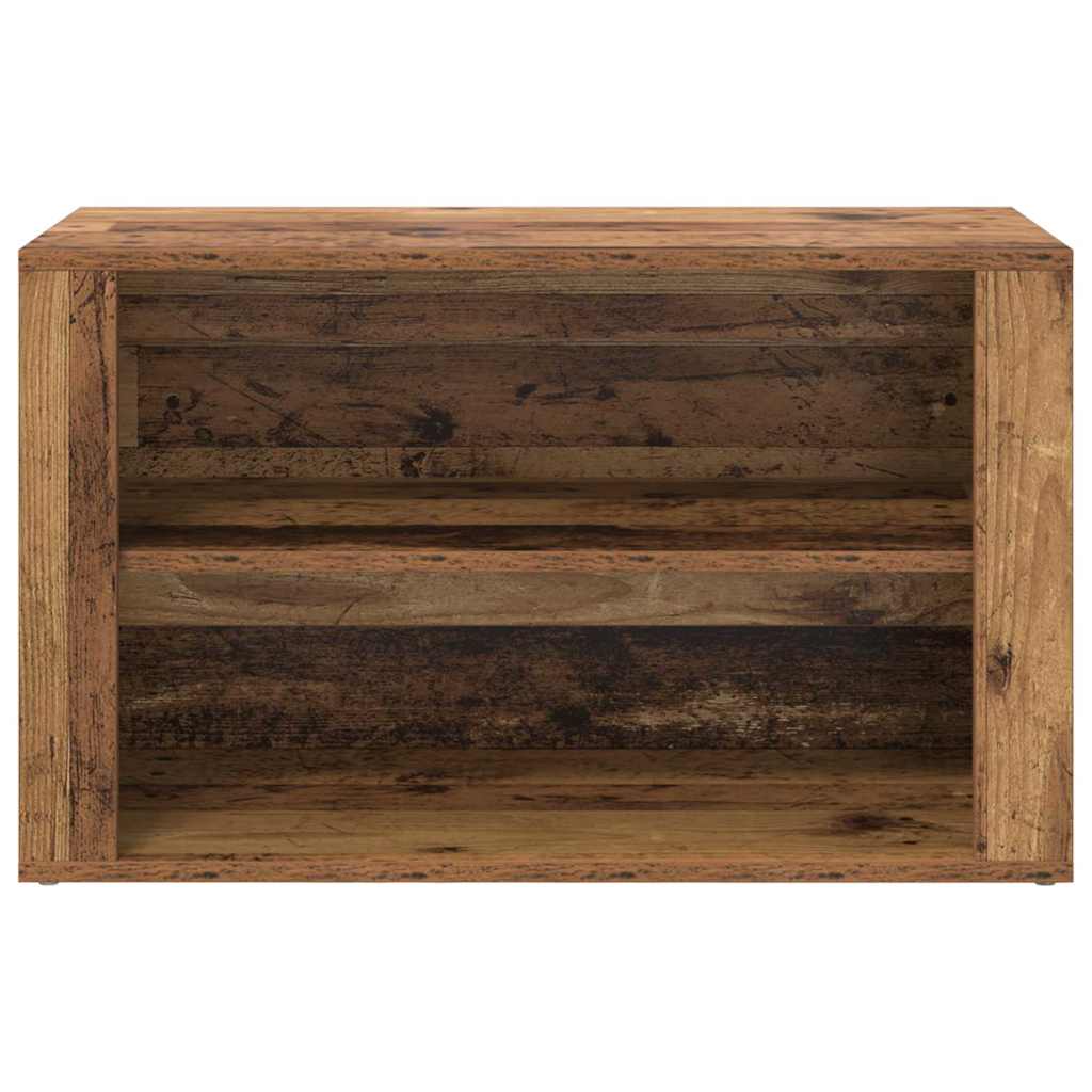 Polica za cipele Staro drvo 75 x 35 x 45 cm Konstruirano drvo