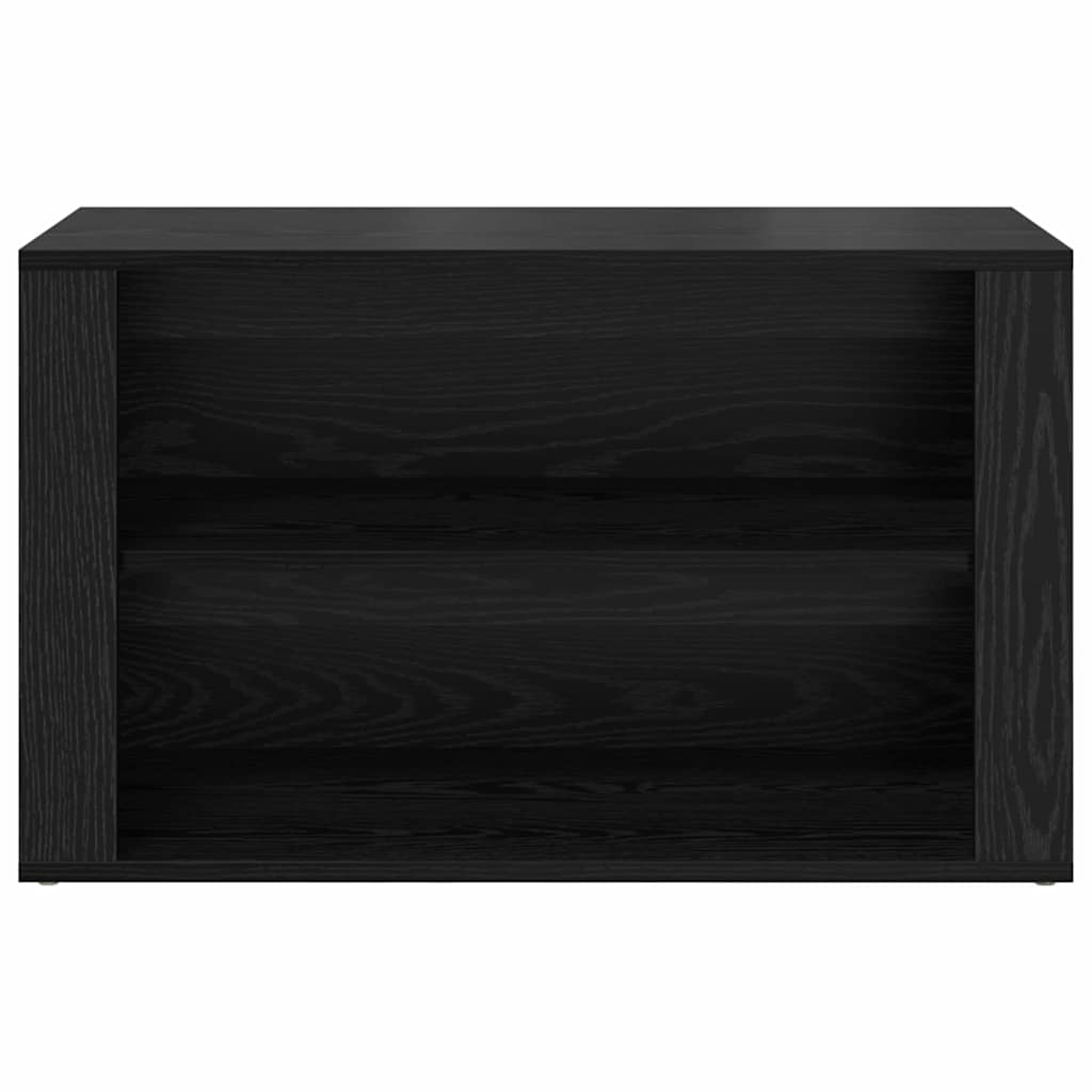 Polica za cipele Crni hrast 75 x 35 x 45 cm Konstruirano drvo