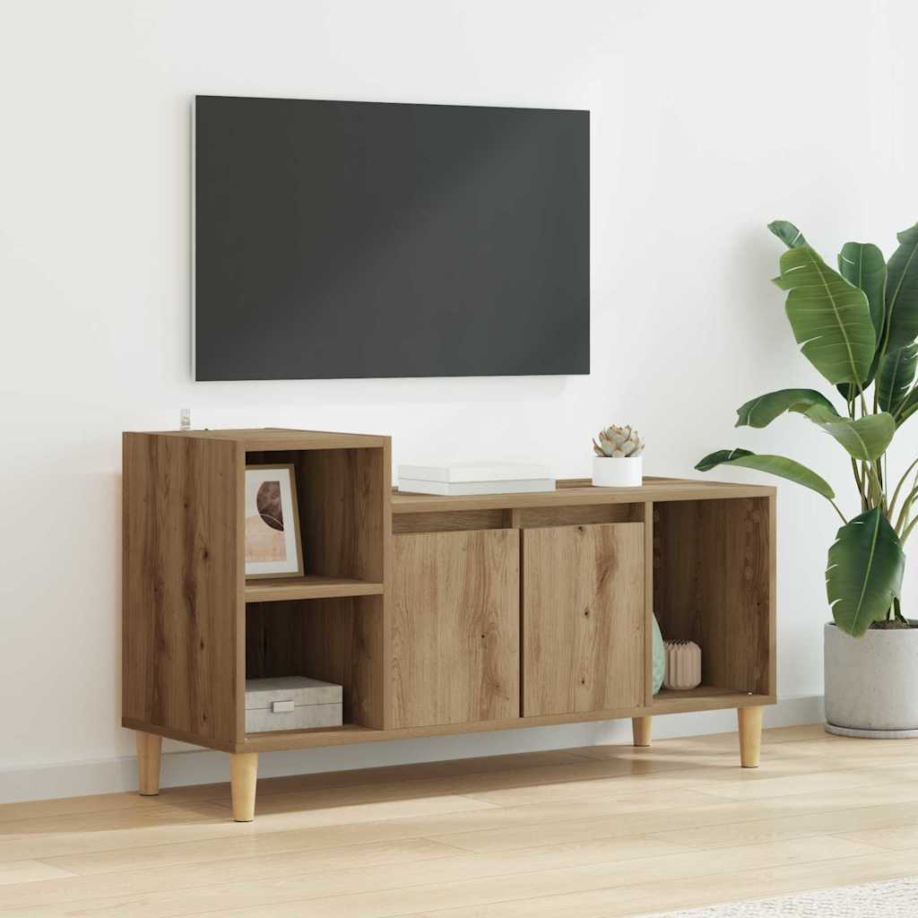 TV ormar Umjetnički hrast 100 x 35 x 55 cm Konstruirano drvo