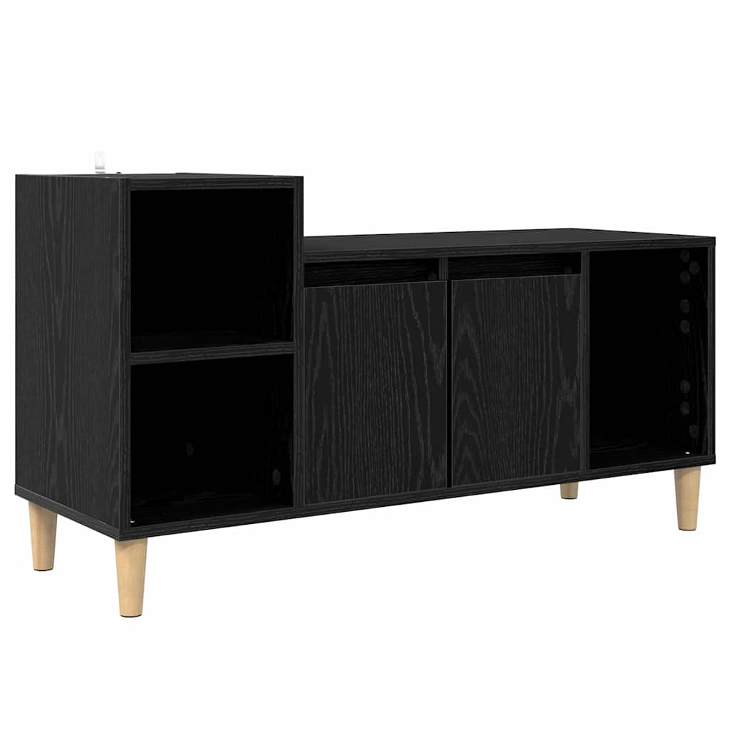 TV ormar Crni hrast 100 x 35 x 55 cm Konstruirano drvo