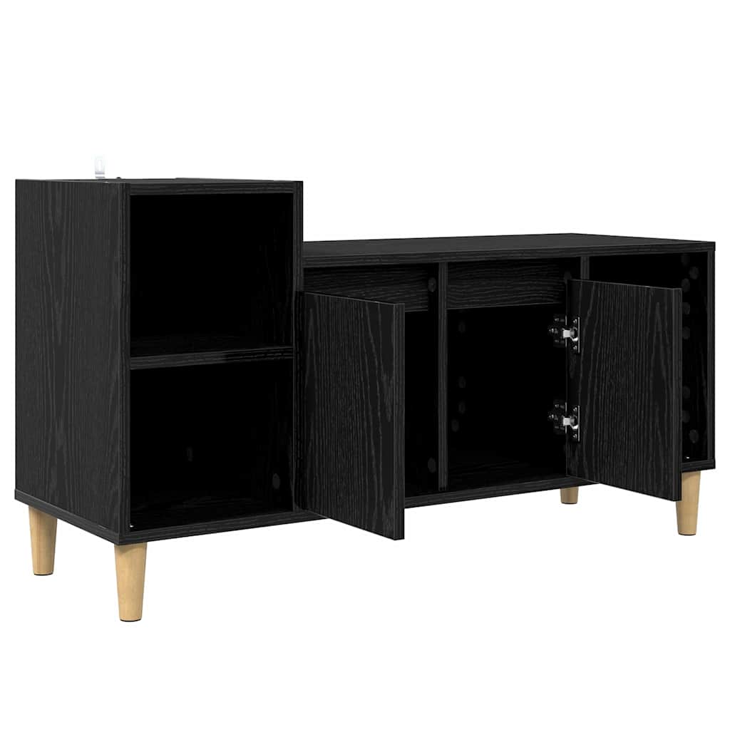 TV ormar Crni hrast 100 x 35 x 55 cm Konstruirano drvo