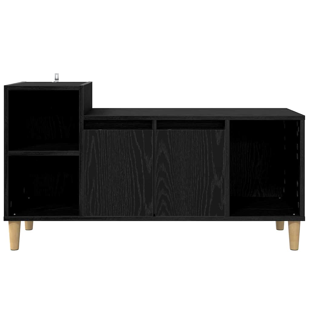 TV ormar Crni hrast 100 x 35 x 55 cm Konstruirano drvo