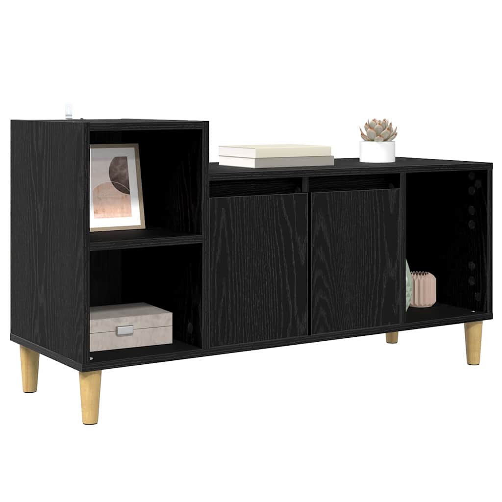 TV ormar Crni hrast 100 x 35 x 55 cm Konstruirano drvo