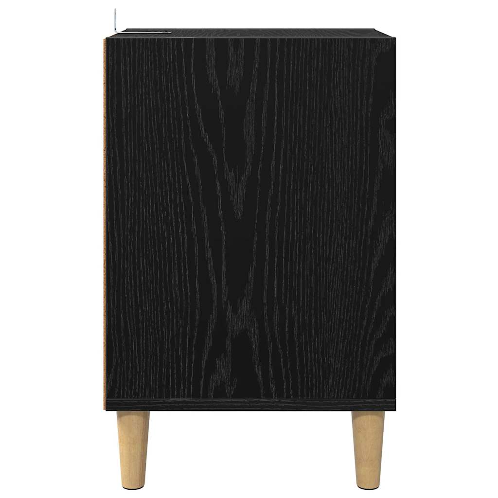 TV ormar Crni hrast 100 x 35 x 55 cm Konstruirano drvo